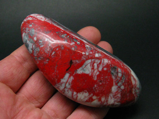 Cinnabar Polished Stone from Russia - 170.2 Grams - 4.1"