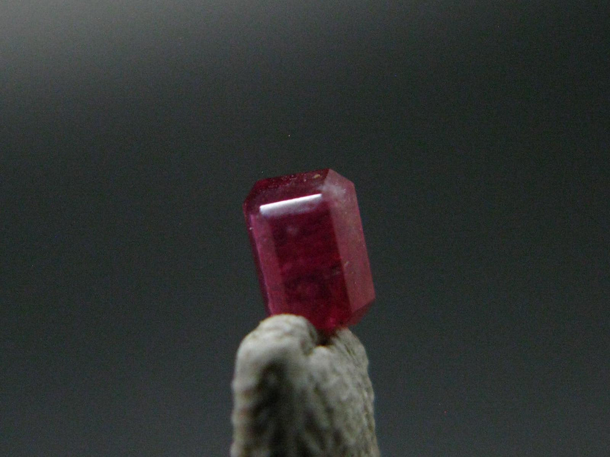 Beautiful Rare Gem Bixbite Red Beryl Emerald Cut Stone From Utah USA - 0.10 Carats - 3.2x2.2mm