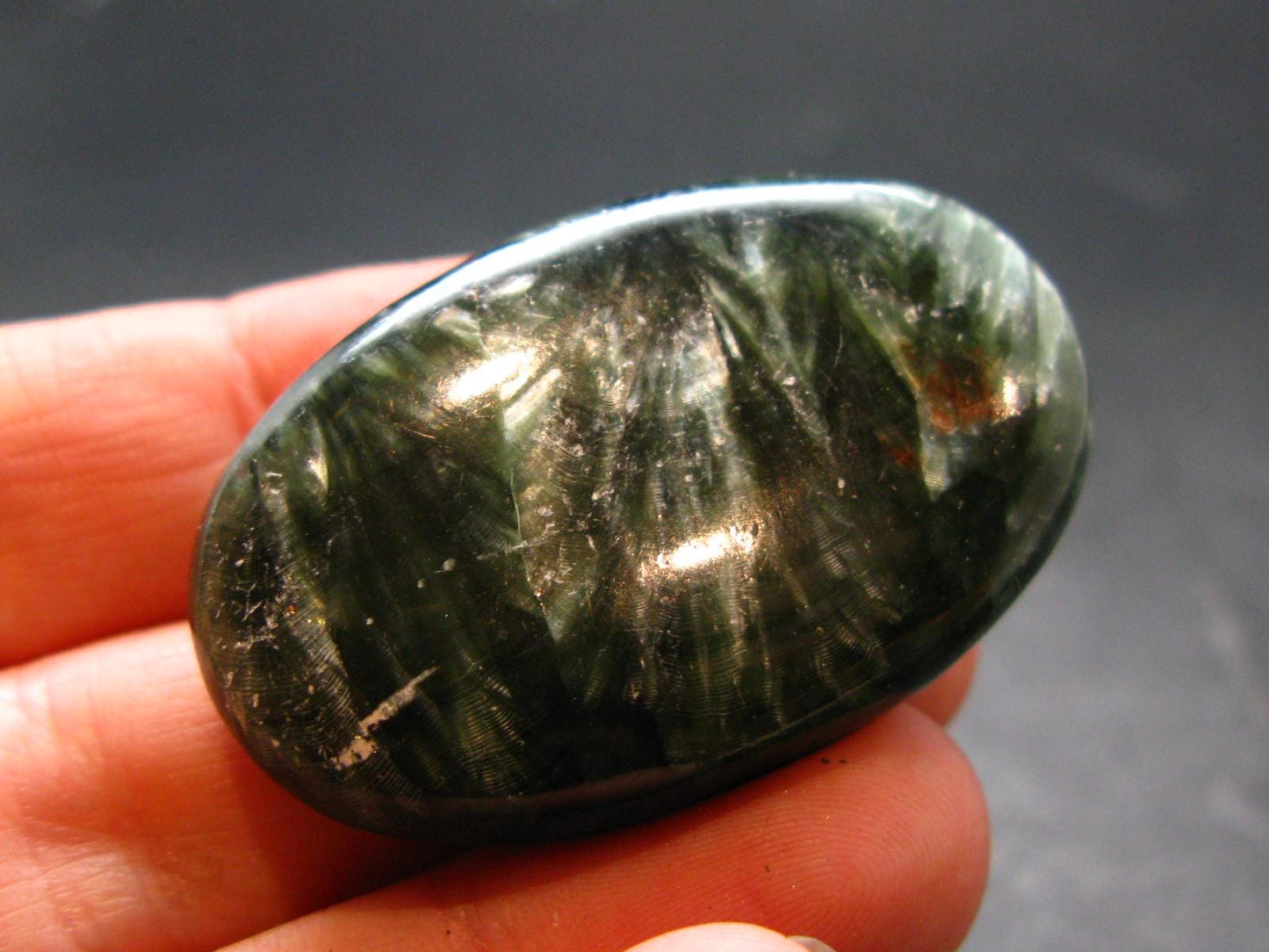 Large Polished Seraphinite Clinochlore Angels Wings Piece From Russia - 1.6" - 19.69 Grams