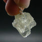 Hiddenite Green Gem Spodumene Silver Pendant Crystal From Brazil - 1.0" - 6.14 Grams