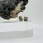 Alexandrite Stud Earrings Color Change Gemstone Silver June Birthstone Minimal Jewelry