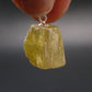 Barite Crystal Silver Pendant From USA - 0.8" - 5.7 Grams