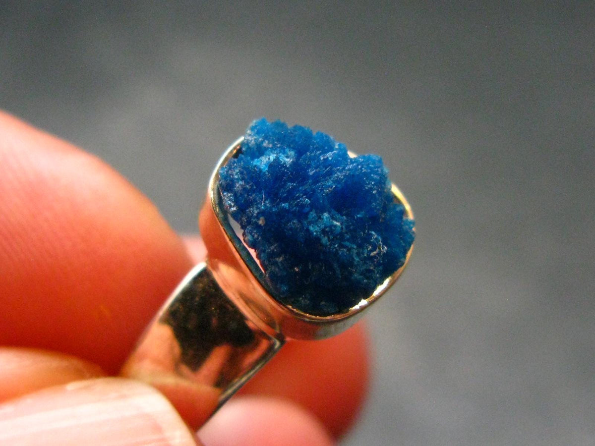 Cavansite Ring From India - 3.77 Grams - Size 7