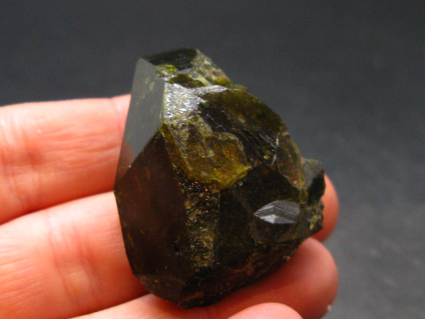 Nice Rare Terminated Epidote Crystal From Peru - 1.4" - 31.37 Grams