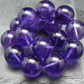 AAA Grade Amethyst Gem Genuine Bracelet ~ 7 Inches ~ 12mm Round Beads