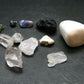 Synergy 12 Set Phenakite Moldavite Natrolite Petalite Danburite Tektite Scolecite Herderite Tanzanite Brookite 45.07 Gr