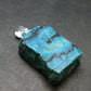 Fabulous Vivid Blue Chrysocolla Chrysocola Silver Pendant From Arizona, USA - 1.0" - 3.66 Grams