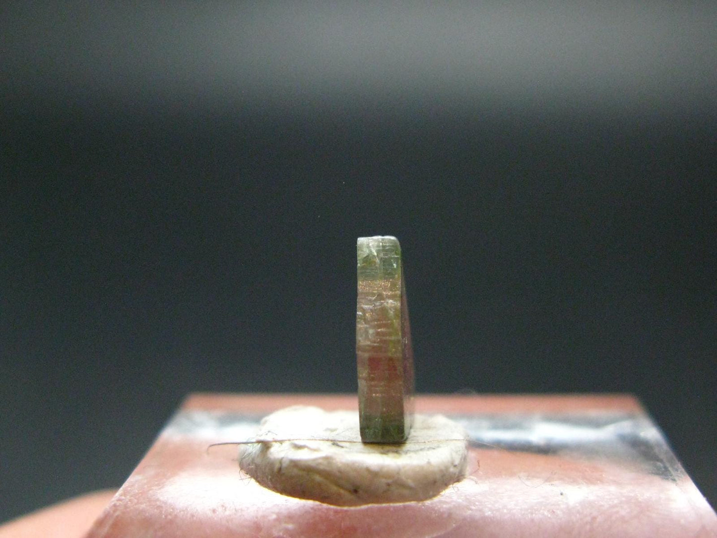 Rare Watermelon Tourmaline Crystal Slice From Brazil - 1.30 Carats
