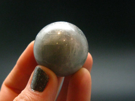 Genuine Blue Aquamarine Sphere Ball From Brazil - 1.2" - 41.08 Grams