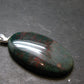 Bloodstone Silver Pendant From India - 1.5" - 6.0 Grams