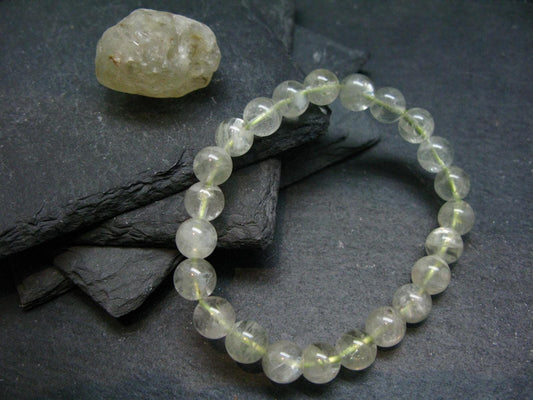 Sanidine Gold Labradorite Genuine Bracelet ~ 7 Inches ~ 8mm Round Beads