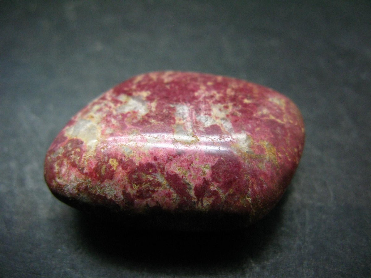 Rare Red Thulite Piece From Norway - 1.6" - 28.77 Grams