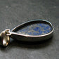 Lapis Lazuli Silver Pendant From Afghanistan - 1.5" - 6.56 Grams