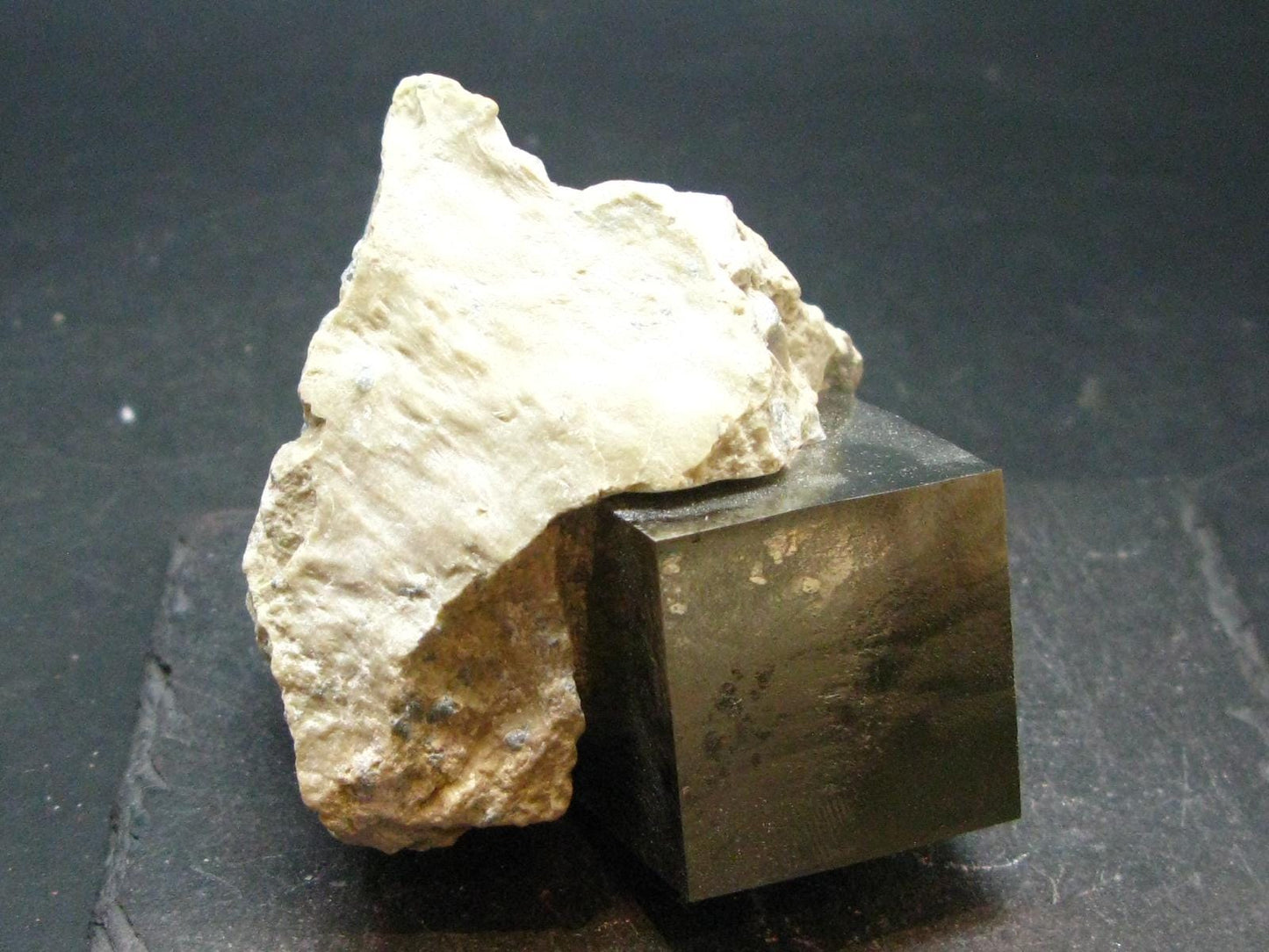 Perfect Pyrite Cube Cluster from Spain - 2.4"
