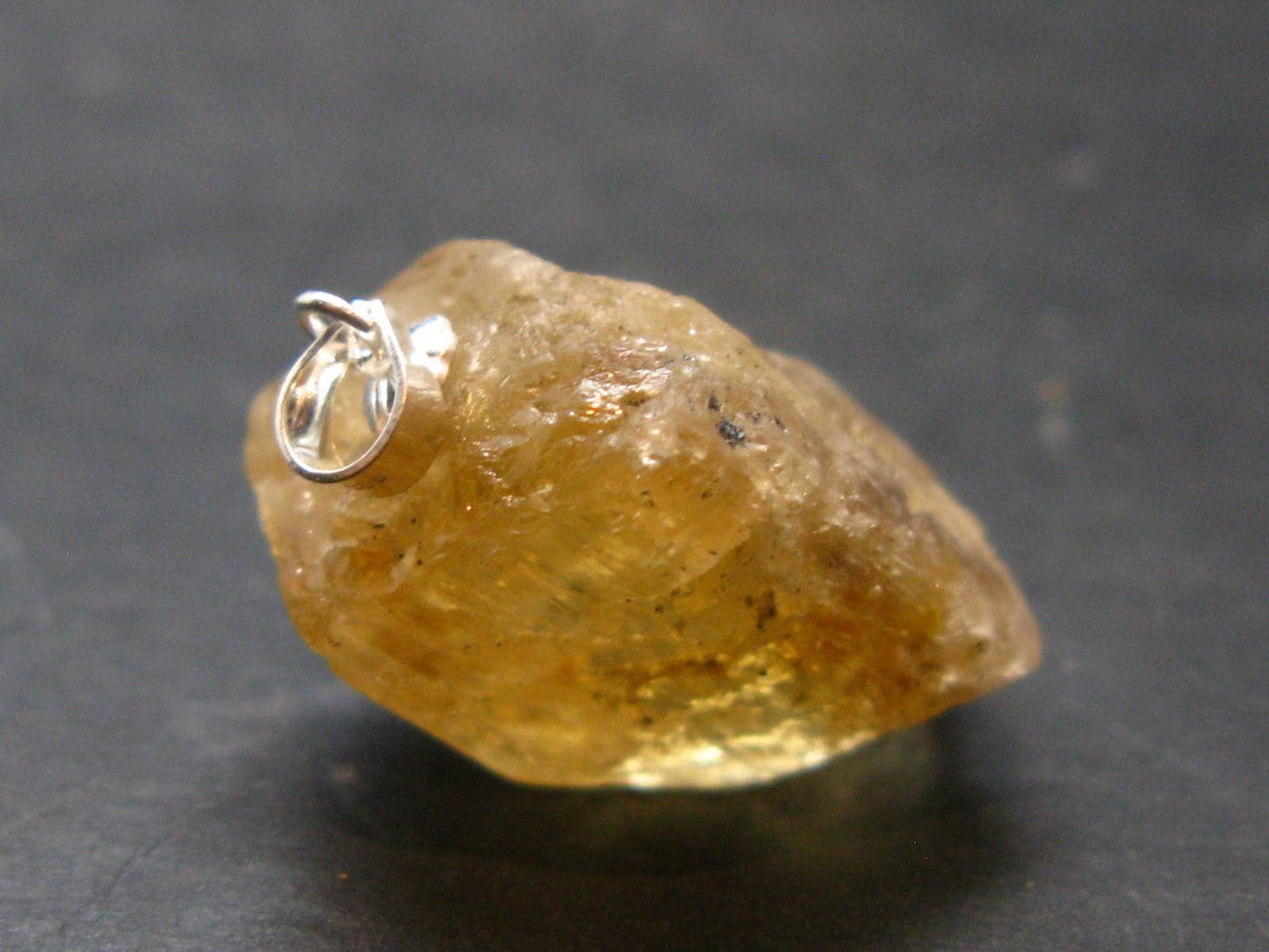 Imperial Topaz Crystal Pendant From Brazil - 1.1" - 8.07 Grams