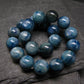 Blue Kyanite Genuine Bracelet ~ 7 Inches ~ 9mm Round Beads