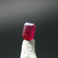 Beautiful Rare Gem Bixbite Red Beryl Emerald Cut Stone From Utah USA - 0.10 Carats - 3.2x2.2mm