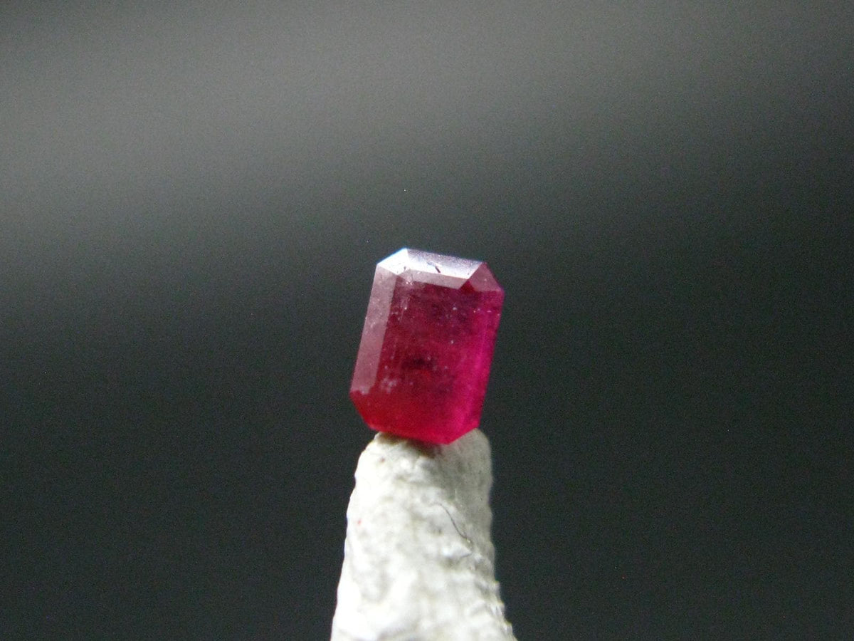 Beautiful Rare Gem Bixbite Red Beryl Emerald Cut Stone From Utah USA - 0.10 Carats - 3.2x2.2mm
