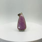 Natural Kunzite Pendant | Sterling Silver Jewelry | Light Purple Crystal | Heart Chakra Stone | Calming Gemstone