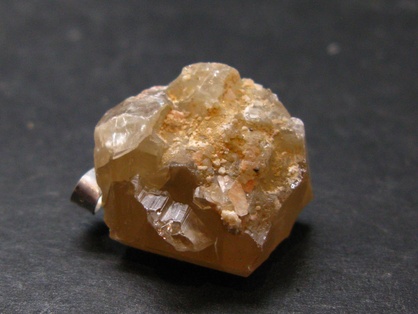 Cerussite Cerusite Crystal Silver Pendant From Morocco - 1.0" - 13.24 Grams