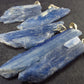 Lot of 5 Blue Kyanite (Paraiba) Crystal Pendants FromTanzania