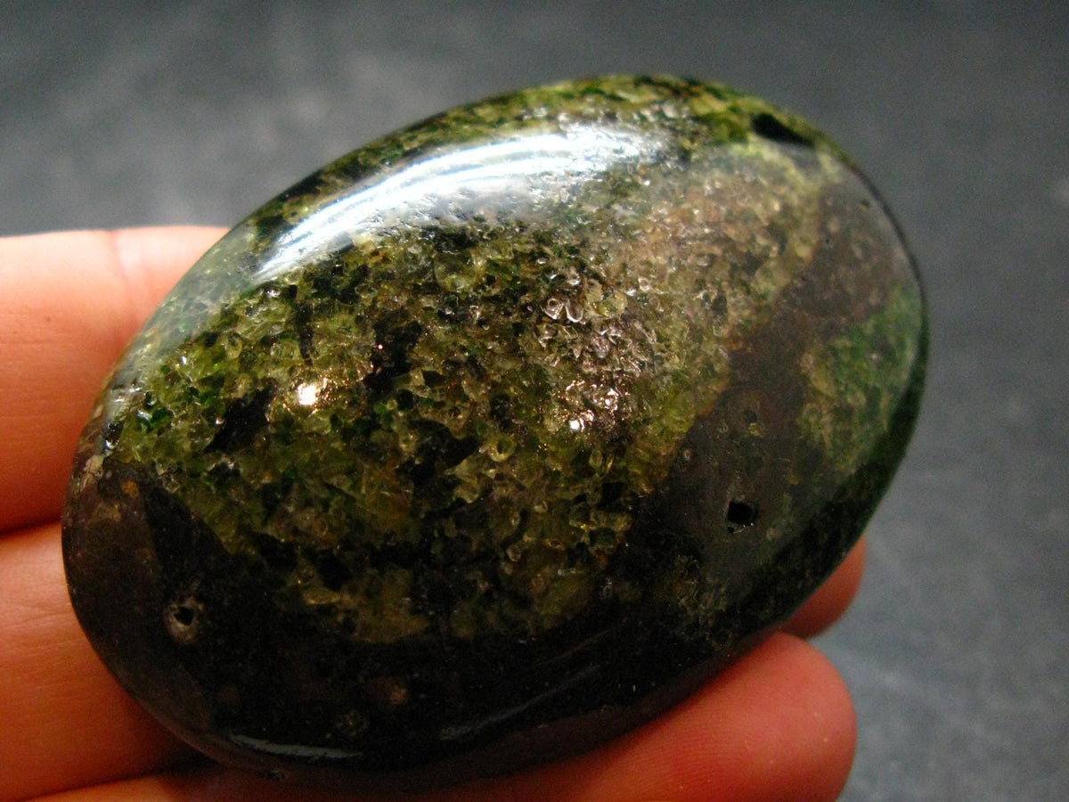 Peridot Olivine Tumbled Stone from Arizona, USA - 2.3" - 73.57 Grams