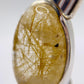Golden Needle Quartz Pendant – Natural Inclusion Crystal in Sterling Silver