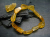 Heliodor Golden Beryl Genuine Bracelet ~ 7 Inches ~ 16mm Facetted Beads