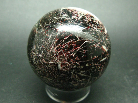 Rare Red Villiaumite Crystal Sphere Ball from Russia - 2.1"