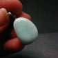 Rare Blue Larimar Pectolite Silver Pendant From Dominican Republic - 1.1" - 4.68 Grams