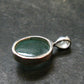 Extremely Rare Grandidierite Silver Pendant From Madagascar - 0.8" - 1.62 Grams