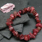 Thulite Genuine Bracelet ~ 7 Inches ~ 10mm Tumbled Beads