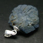 Benitoite Crystal Silver Pendant From California - 1.0" - 3.22 Grams