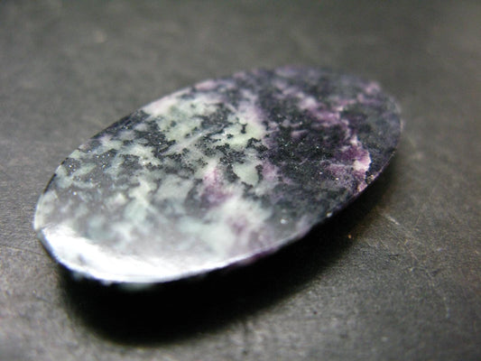 Very Rare Kammererite Chrome Clinochlore Cabochon from Turkey - 1.5" - 7.71 Grams