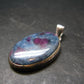 Ruby & Kyanite Silver Pendant From India - 9.76 Grams