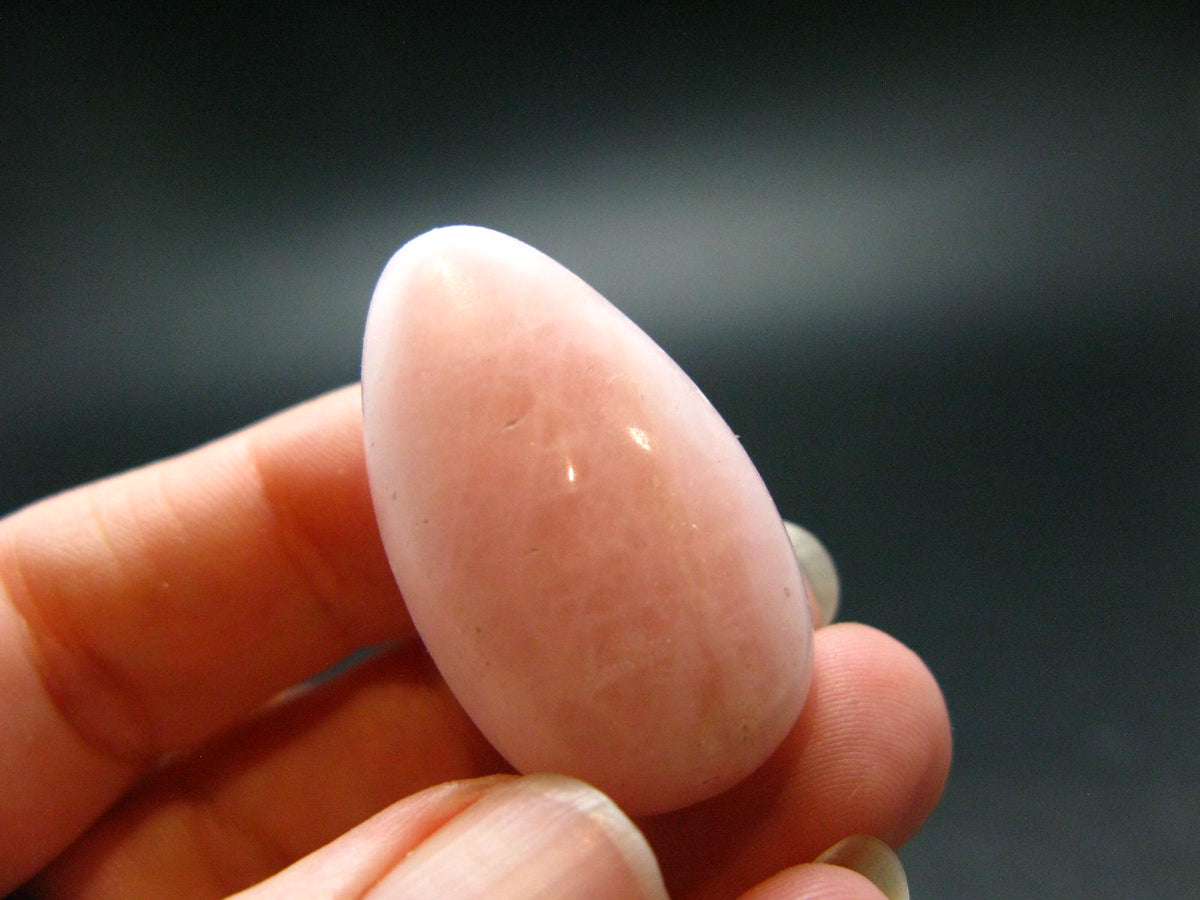 Rare Pink Petalite Metal Free Pendant From Canada - 1.3" - 11.13 Grams