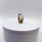 Natural Rutilated Quartz Pendant – Golden Needle Crystal in Sterling Silver