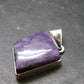 Rare High-Quality Charoite Silver Plated Pendant From Russia - 1.3" - 6.52 Grams
