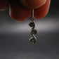 Moldavite Tektite Silver Pendant from Czech Republic - 1.0" - 1.21 Grams