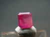 Beautiful Rare Gem Bixbite Red Beryl Emerald Cut Stone From Utah USA - 0.34 Carats - 4.4x3.8mm