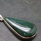 Bloodstone Silver Plated Pendant From India - 1.9" - 7.41 Grams