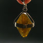 Nice Rare Terminated Epidote Crystal Silver Pendant From Peru - 1.3" - 3.30 Grams