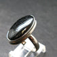 Real!! Very Rare Nuumite Nuummite Sterling Silver Ring from Greenland - 6.07 Grams - Size 7