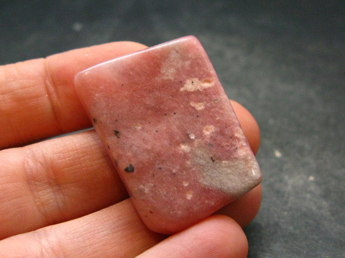 Rare Pink Petalite Tumbled Stone From Canada - 1.2" - 9.73 Grams