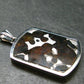 Rare Brahin Meteorite Slice With Olivine Pallasite Silver Pendant from Belarus - 1.4" - 5.91 Grams