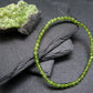 Peridot Genuine Bracelet ~ 7 Inches ~ 4mm Round Beads