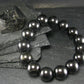 Shungite Genuine Bracelet ~ 7 Inches ~ 14mm Round Beads