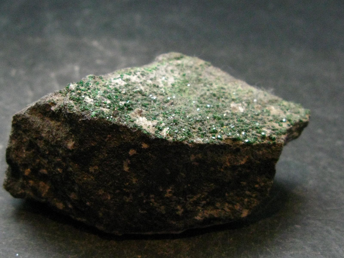 Uvarovite (Green Chromium Garnet) Cluster From Russia - 2.4"