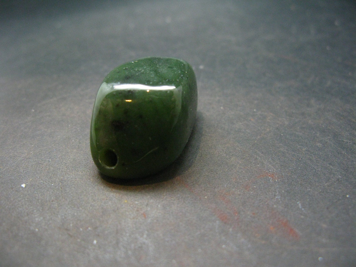 Nephrite Jade 1.2" Pendant From Canada (Metal Free) - 19.48 Grams