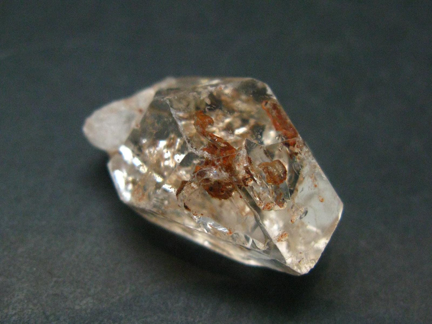 Rare Petroleum Oil In Quartz Crystal From Madagascar - 1.1" - 7.41 Grams